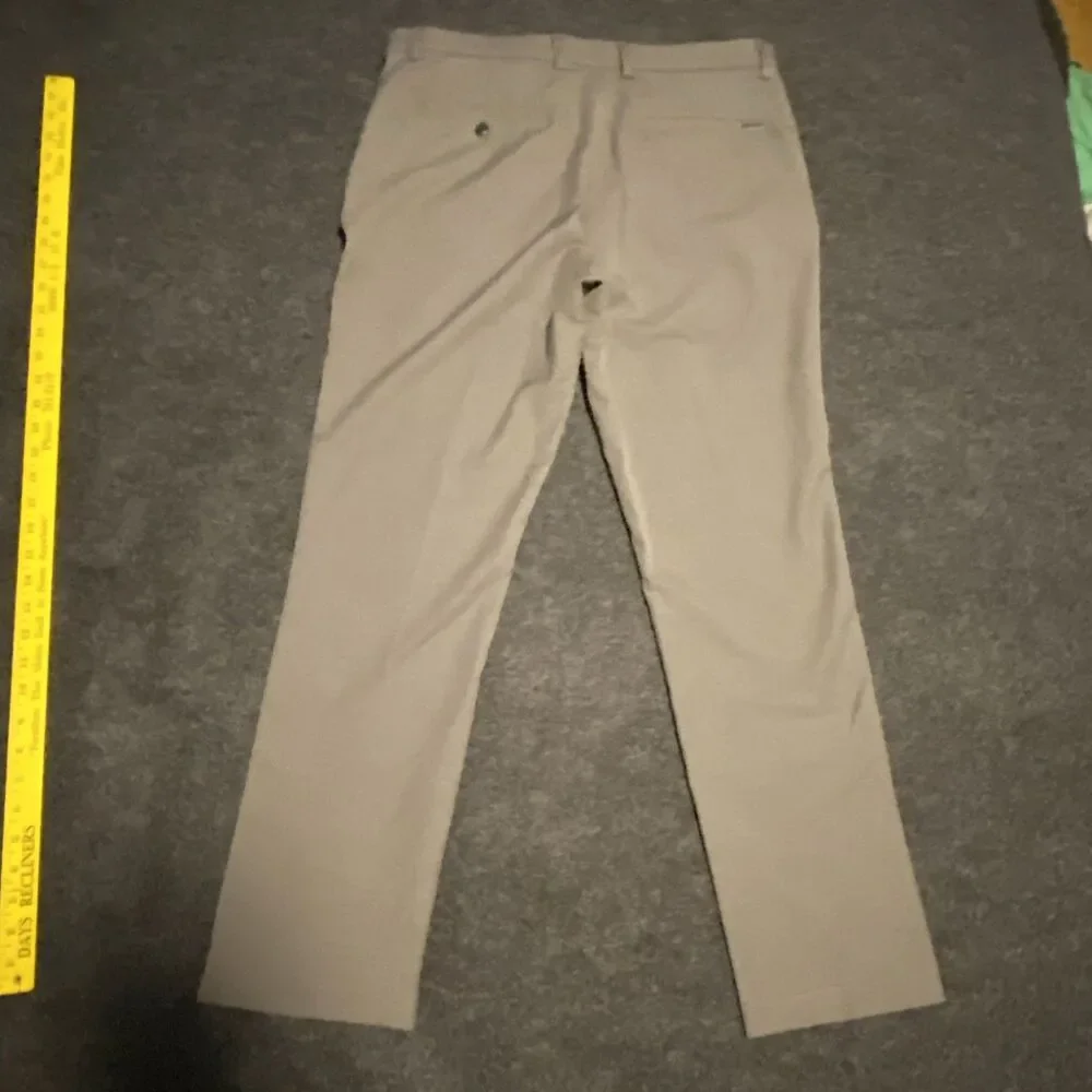 Greg Norman Mens Play Dry Performance Stretch Golf Pants Gray 34x30